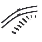 08-10 BMW X6 Bracketless Windshield Wiper Blades Replacement Set of 2 by Generic Product