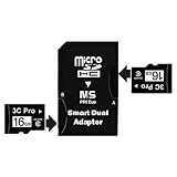 3C Pro 32GB 32G (16GB x 2) microSD microSDHC Card Class 6 with Dual Memory  ....