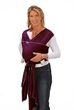 Produkt-Bild: Hoppediz elastisches Tragetuch uni, 4,60m - aubergine