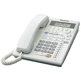 Panasonic KX-TS3282W 2-Line Corded Speakerphone with Caller ID and Intercom (White)