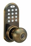 Morning Industry QKK-01AQ Keypad and Remote Control Knob Entry, Antique Brass Morning Industry QKK-01AQ Keypad and Remote Control Knob Entry, Antique Brass