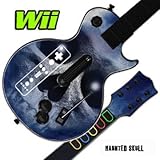 Skin Decal Cover for GUITAR HERO 3 III Nintendo Wii Les Paul - Haunted Skul ....