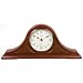 River City Clocks Radio-controlled Tambour Mantel Clock with Cherry Finish - 9 Inches Tall - Model # 801-394C