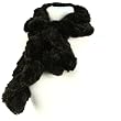 Super Soft Winter Faux Fake Animal Fur Furry Fuzzy Winter Scarf Neckwarmer Black