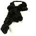 Super Soft Winter Faux Fake Animal Fur Furry Fuzzy Winter Scarf Neckwarmer Black