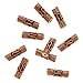 Real Copper Bali Coil & Squiggle Tube Beads 12mm X 4mm (10)