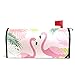 senya Home Garden Cute Tropical Flamingos Pattern Magnetic Mailbox Cover Standard