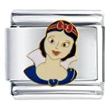 Pugster Animal Disney Snow White Portrait Licensed Italian Charms Bracelet Link