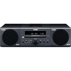 Yamaha MCR 040 Kompaktanlage (MP3-CD-Player, Apple iPod-Dock,  USB) dunkelgrau