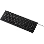 ELECOM �p���^�O���t��USB&PS/2�L�[�{�[�h ���{��104�L�[�t���L�[�{�[�h �u���b�N TK-UP04FPBK