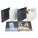 Samsill 3-Ring Vue Binder, 2 Capacity, 11x8-1/2, Black