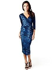 Per Una Leopard Print Bodycon Dress