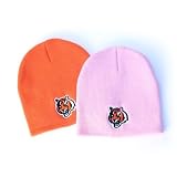 Urban Boundaries - Cincinnati Bengals "His & Hers" Beanie 2-Pack (Embroidered, One Pink, One Orange)