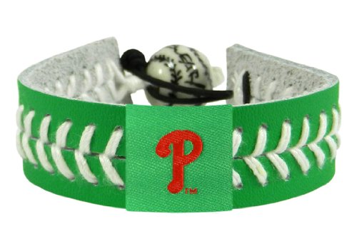 MLB Philadelphia Phillies St. Patrick's Day Baseball Bracelet at Amazon.com