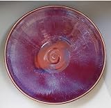 Fire and Lavendar 12 inch Serving Bowl