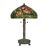 Buy Dale Tiffany TT90425 Tiffany Table Lamp, Dark Antique Bronze and Art Glass Shade by Dale Tiffany Lamps