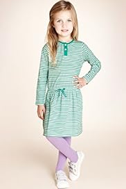 Pure Cotton Striped Dress