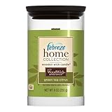 Febreze Home Collections Wooden Wick Candle Green Tea Citrus, 9-Ounce