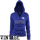Kentucky Wildcats Ladies Royal Blue Rugby Vintage Hoody Sweatshirt