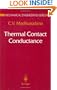 Thermal Contact Conductance (Mechanical Engineering Series)