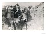 German Frontline Positions in a Trench on the Western Front Art Giclee Poster Print, 24x18