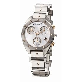 Click here to buy Kenneth Cole Swiss WoMens Rose-Gold Chronograph Bracelet Watch #KS4014 by Kenneth Cole.