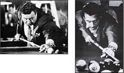 THE HUSTLER Set of Two Posters Billiards Pool Game Room