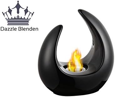 Dazzle Blenden Moon Ethanol Fireplace Burner (White)