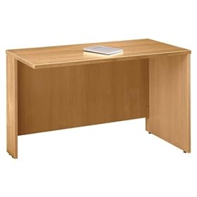 Light Oak 48" Return Bridge Shell Light Oak by Bush
