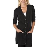 Mossimo® Black: Women's Long And Lean Cardigan - Black