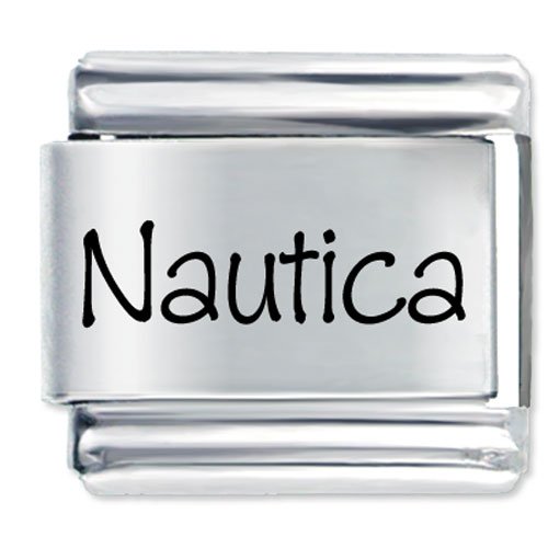 Name Nautica Italian Charms Bracelet Link