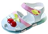 (ラボーグ) La Vogue キッズサンダル 子どもスリッパ ベビー 赤ちゃん靴 女の子 女児 歩行サポート ベルクロ式 可愛い つま先ガード 快適 (内寸15.5cm, Bブルー)