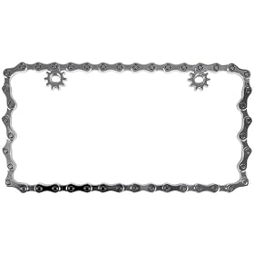 Buy Chrome Bike Chain Metal License Plate Frame by Custom Accessories now!