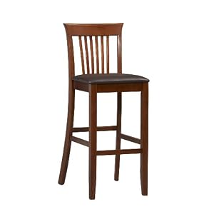 Click here to buy Linon Triena Collection Craftsman Bar Stool 30 by Linon.