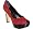 Wine Suede/Black Patent Leather
