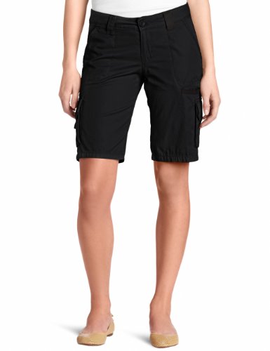 Dickies Women's 11 Inch Relaxed Cargo Short, Black, 16