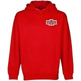 NCAA Arkansas State Red Wolves Red Logo Applique Midweight Pullover Hoody