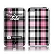 Pink Plaid Design Apple iPod Touch 2G (2nd Gen) / 3G (3rd Gen) Protector Skin Decal Sticker