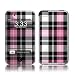 Pink Plaid Design iPod touch Protector Skin Decal Sticker