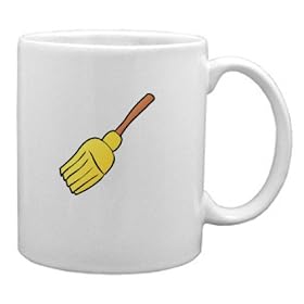 Broom Mug by Shopzeus