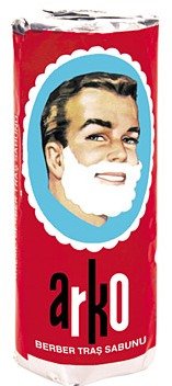 Stick de savon à barbe ARKO idéal pour les hommes aimant le rasage traditionnel! (1 stick)