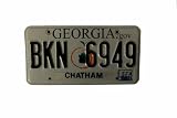Georiga, Georgia.gov black numbers License Plate