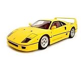 Review Mattel J2926 / Diecast Model Ferrari F40 (Elite Version) in Yellow (1:18 scale)