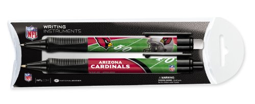 Arizona Cardinals Ballpoint Grip Pen and Mechanical Pencil Set in Pillow Pack - NFL (12008-QUA)