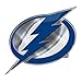 FANMATS 60502 - NHL - Tampa Bay Lightning Embossed Color Emblem | Lightning Bolt Primary Logo