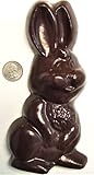 Giant Floppy Ears SUGAR FREE Solid Chocolate Easter Bunny, 11 oz, 8 inches (MILK CHOCOLATE)