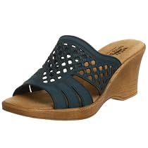 Spring Step Women's Topaz Slide Sandal,Denim,37 EU (US Women's 6.5-7)