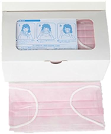 Nuoxuan One-time Non-woven Dust-proof Sunscreen Haze Pink Masks or Respirator (Pack of 100)