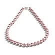 Genuine Swarovski Crystal Pearl Necklace- Rose (8mm)