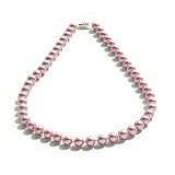 Genuine Swarovski Crystal Pearl Necklace- Rose (8mm)
